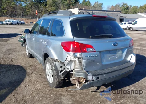 2012 Subaru Outback 2.5I Premium from USA, damaged, VIN 4S4BRBCC1C3296080